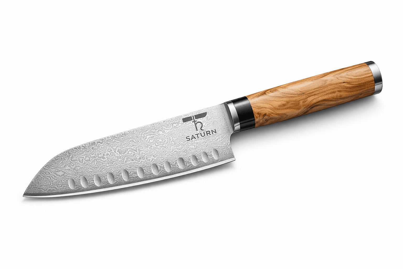 Saturn Damast Santoku 17cm